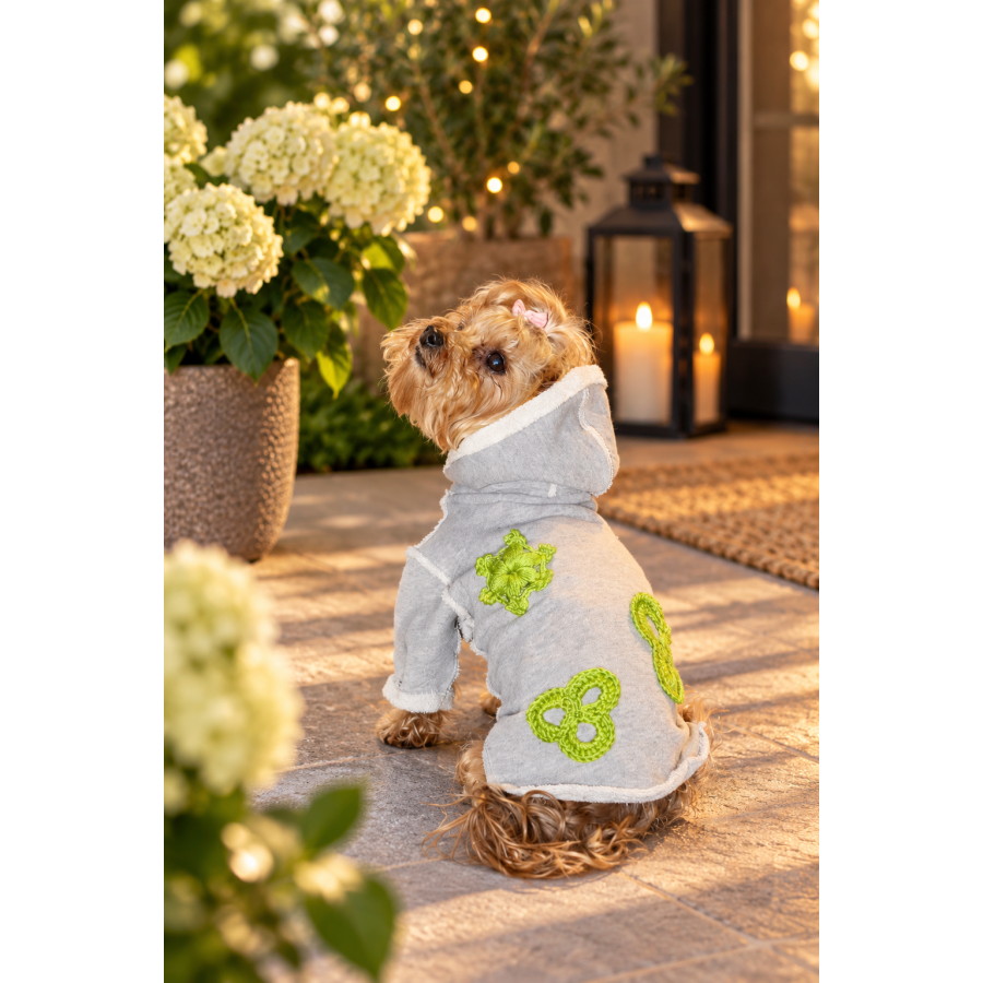 LIME BLOOM HOODIE