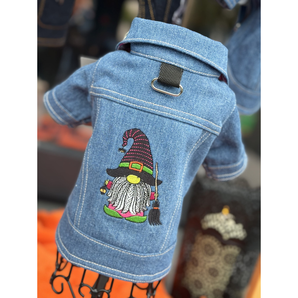 Denim Jacket – Witchy Gnome | TchDogWear